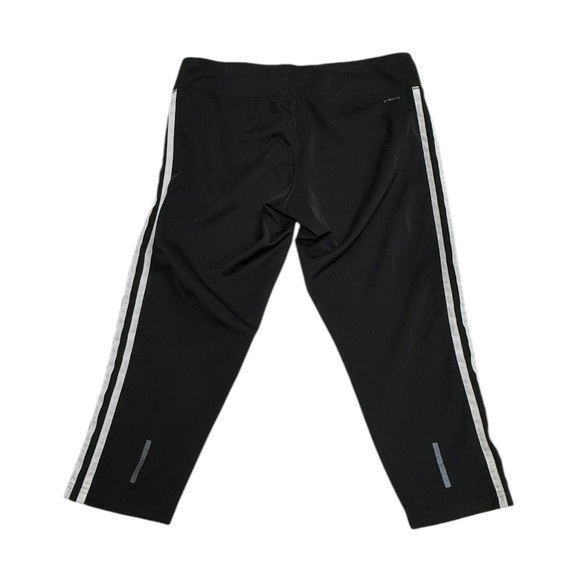 Adidas climalite size large capri style leggings with stripe on sides! - Picture 5 of 14